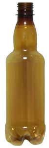 Sticle PET 500 ml maro